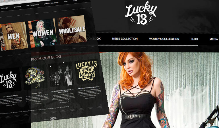 Lucky 13 Apparel Magento Build